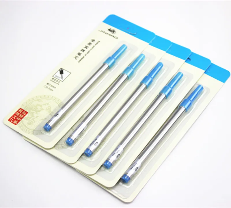 

5pcs black ang Blue Jinhao 0.7mm Advanced Screw Refills Ink Rollerball Pen New