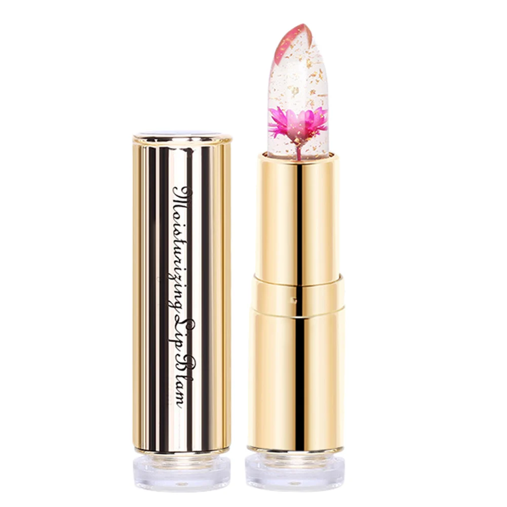 New Jelly Flower Matte Lipstick Temperature Change Magic Color Crystal