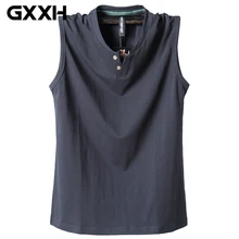 Многоцветные майки, мужские L-6XL, мужские эластичные майки, летние, большие, мужские, без рукавов, удобные, хлопковые майки, большие размеры, мужские футболки