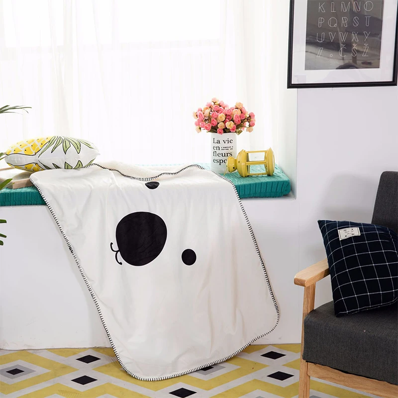 

High Quality Flannel Baby Blanket Kids Cartoon Super Soft Blankets Aircon Child Sheet Thick Warm Winter Fleece Cobertor