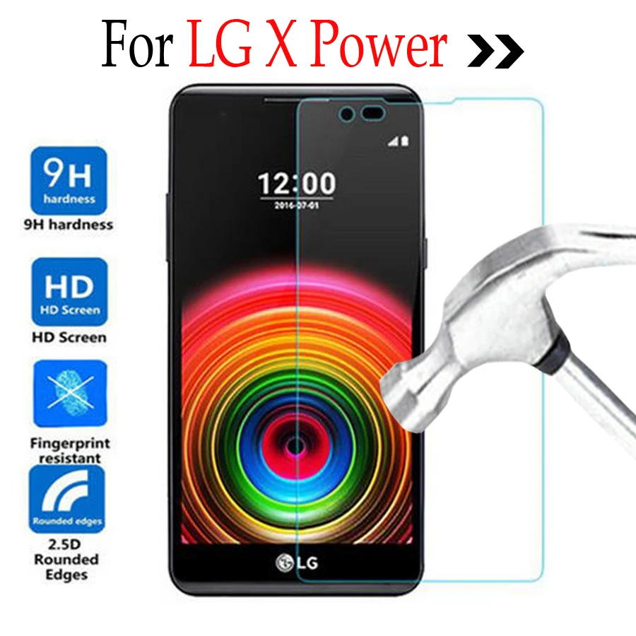 For LG X Power 5.3"inch Tempered Glass Film For LG X Power