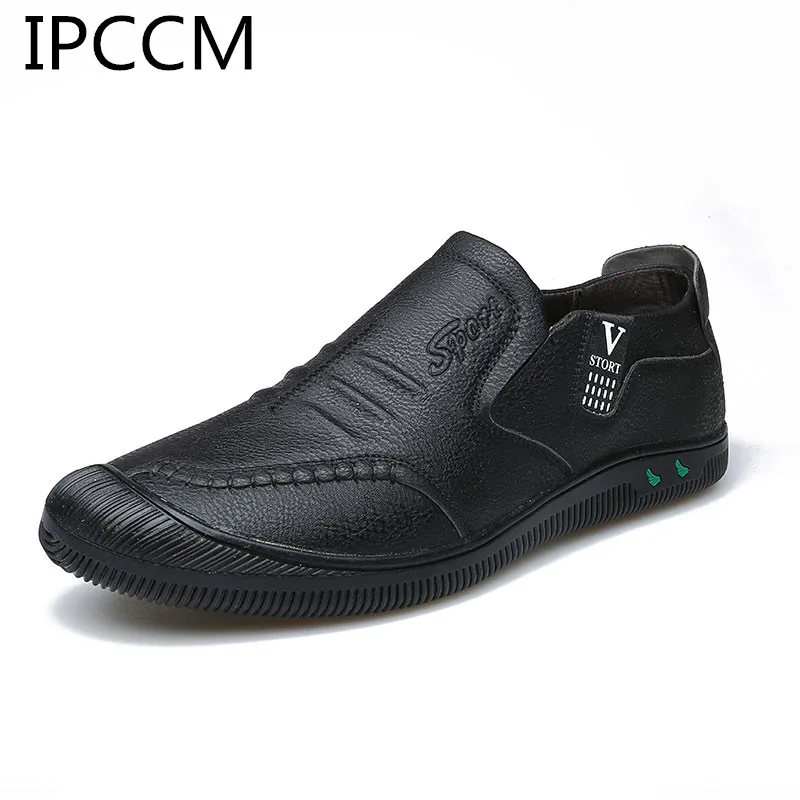 

2019 Spring And Autumn Non-slip Comfortable Men's Casual Flat Simple Driver Driving Non-slip Wear-resistant Safety Shoes
