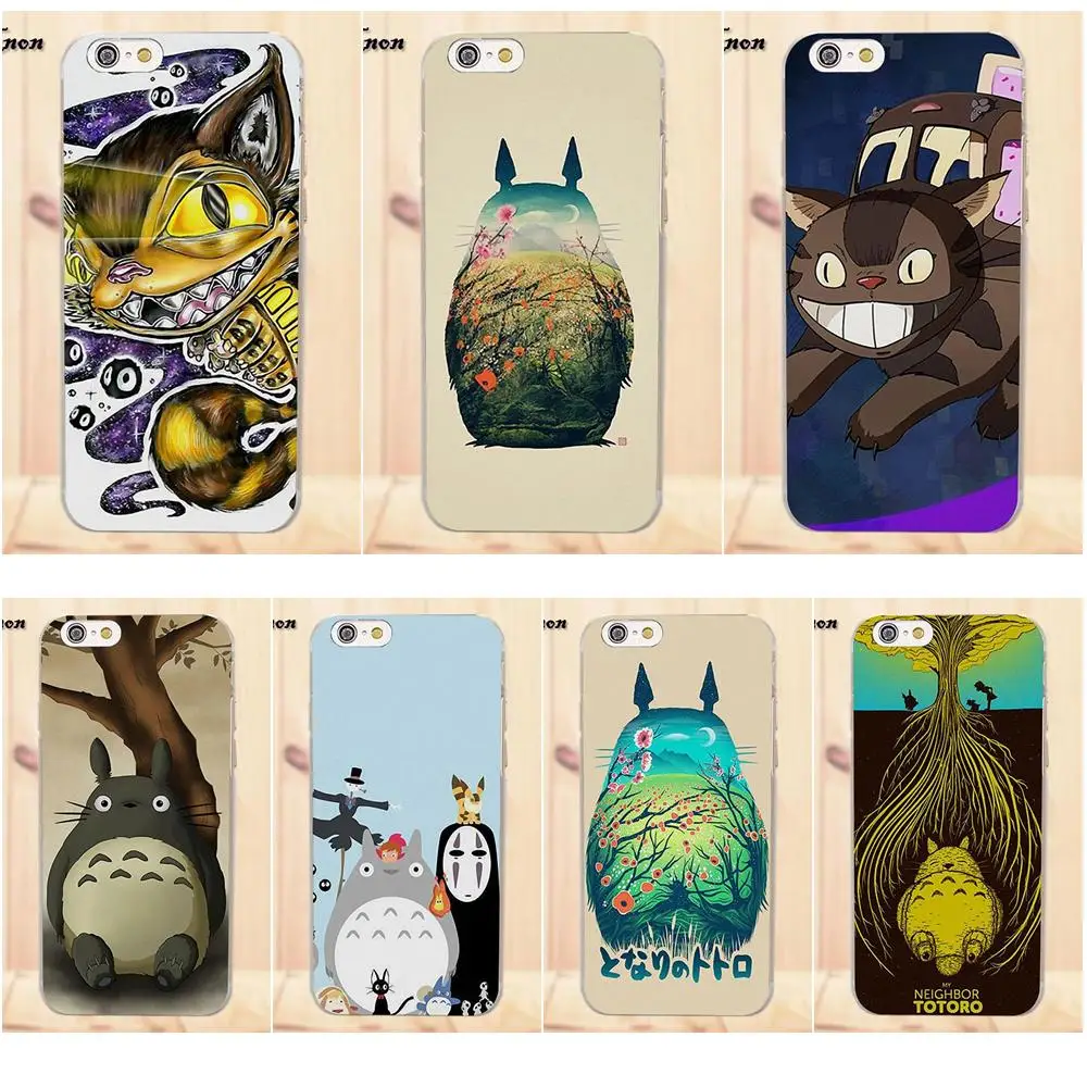 Для Huawei G7 G8 Honor 5A 5C 5X 6 6X 7 8 V8 Mate 9 P7 P8 P9 P10 Lite Plus TPU рисунок Тоторо Мононоке студия Ghibli