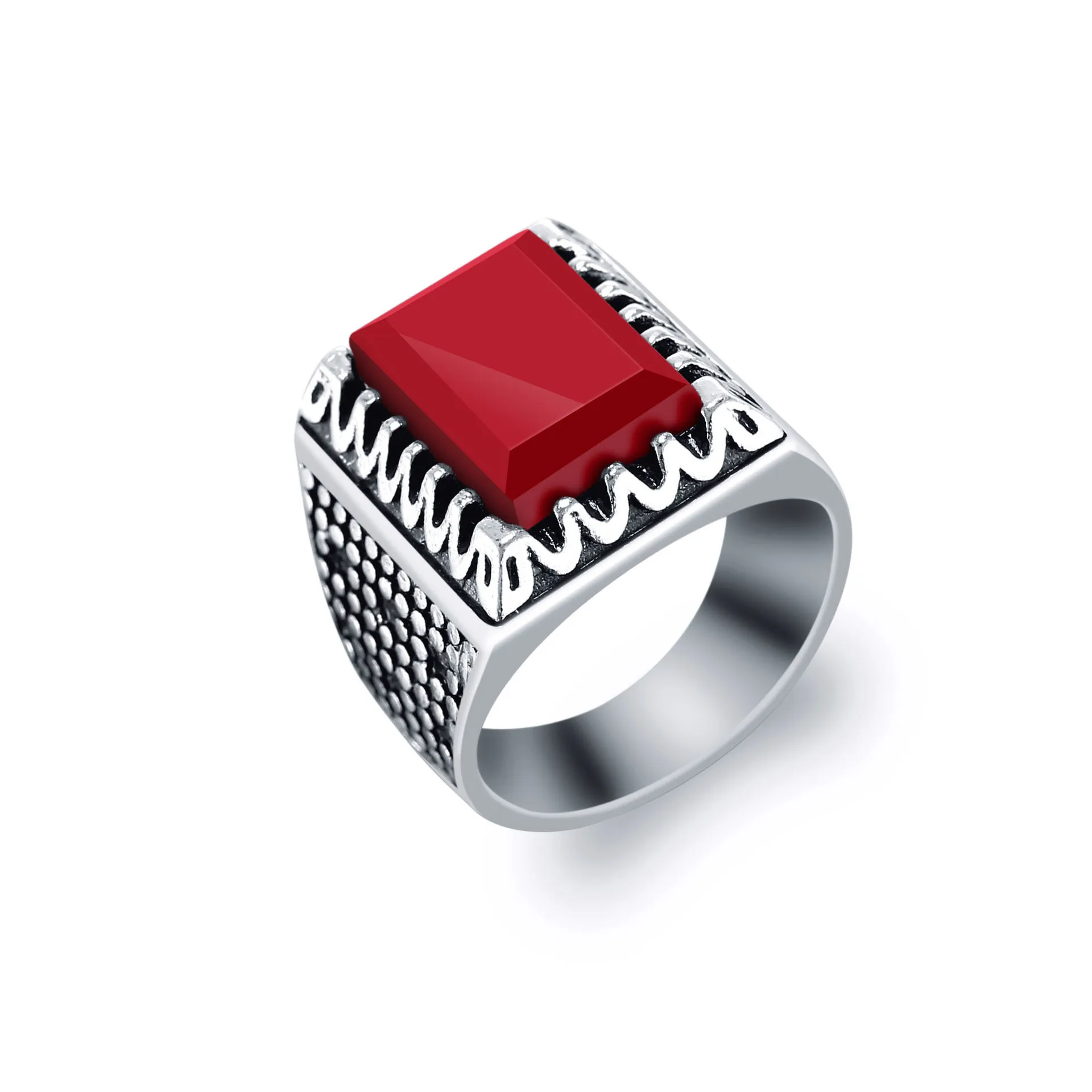 Dubai Rings Fashion Gold Color Ring Men Wedding Paty Accessories Punk