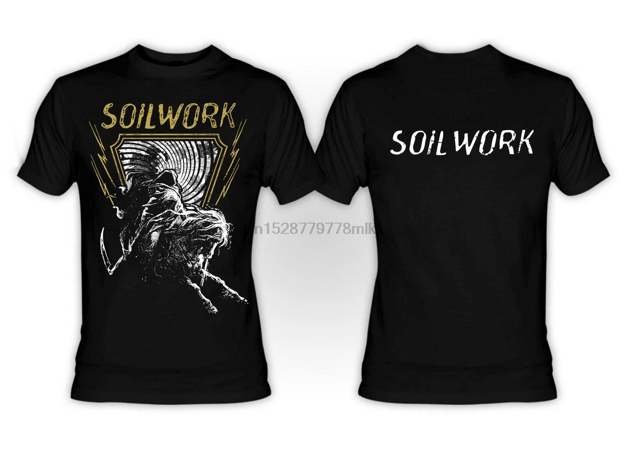 Soilwork-редкая футболка The Ridge! Летняя модная с короткими рукавами и надписью In Flames |