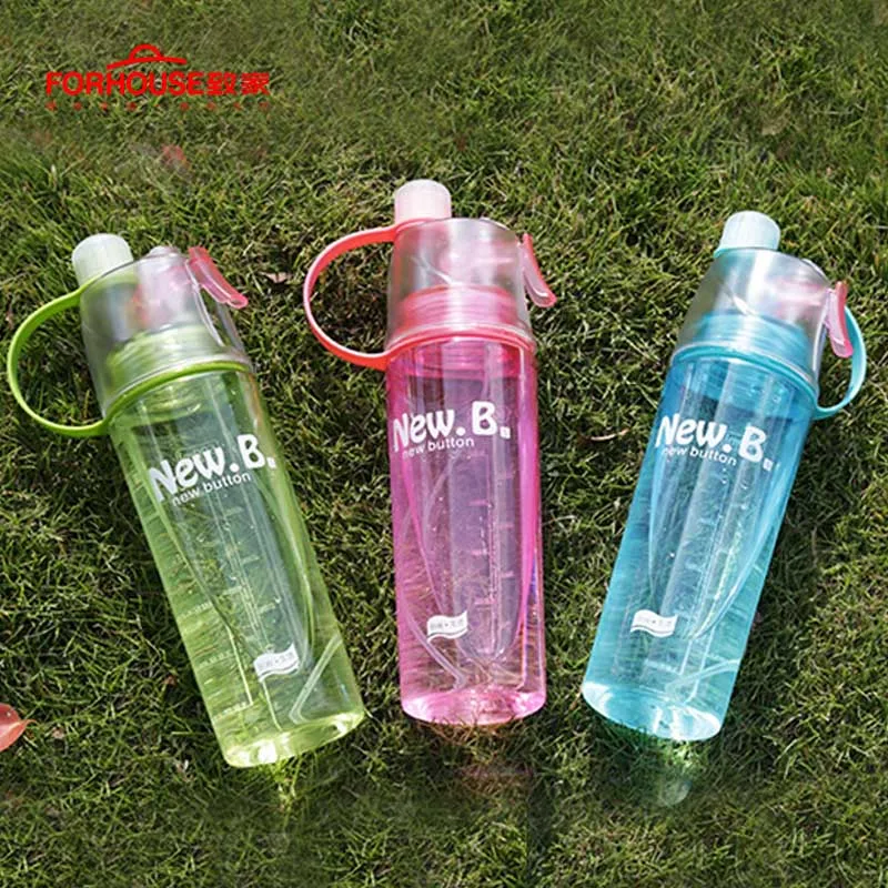 رذاذ الرياضات المائية زجاجة غلاية BPA شحن تسرب برهان المشي المحمولة زجاجات دراجة الدراجات 400 ML/600 ML الشرب زجاجات شاكر