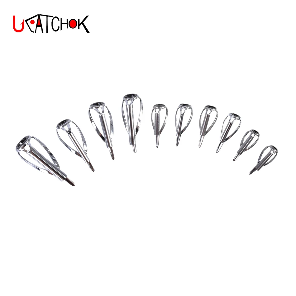 7pcs/pack enhanced version anti-winding SIC bracket rod top guide ring refit repair guide replacement fishing rod fishing tackle