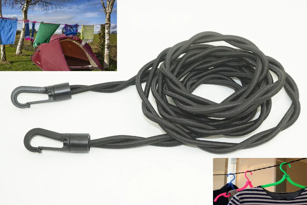 

Travel Clothesline Clothes Line Pegless Washing Camping - Free Shipping