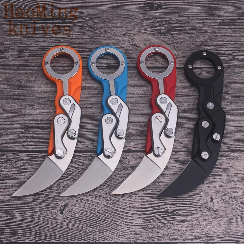 

Hunting folding knives Karambit CS GO claw knife camping outdoor survival pocket tactical tools rescue cutter mini EDC gift OEM
