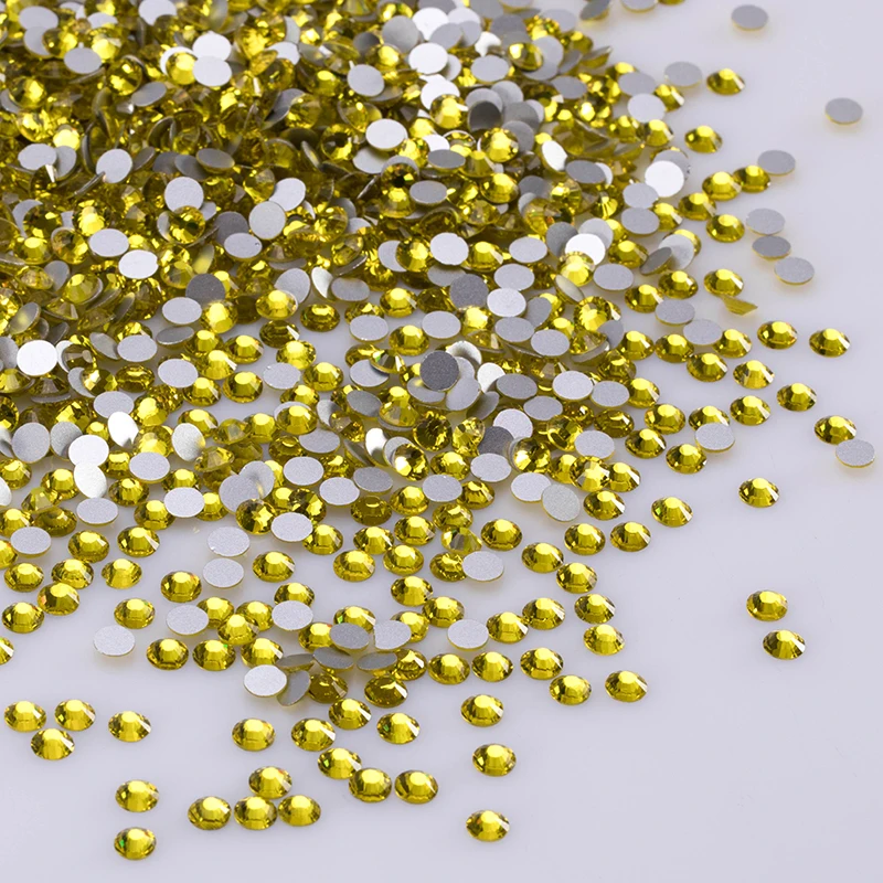 Glass Flat Back Rhinestones (2)