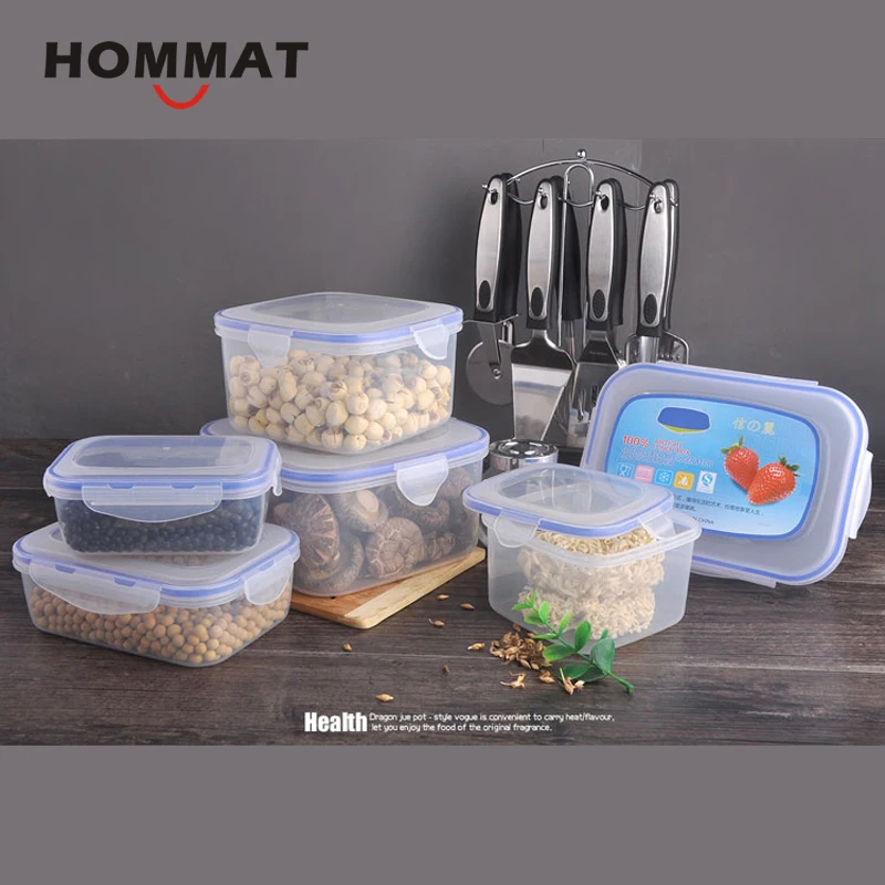 

Set of 3 PCS Bento Lunch Box Airtight Seal Camping Food Container Bento Boxes Lunchbox for Kids Bentos Food Box Plastic BPA Free