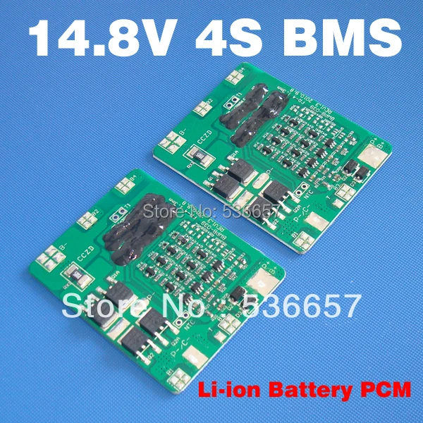 Бесплатная доставка 14 8 V 4S 10A BMS PCM литий ионный аккумулятор Защитная панель