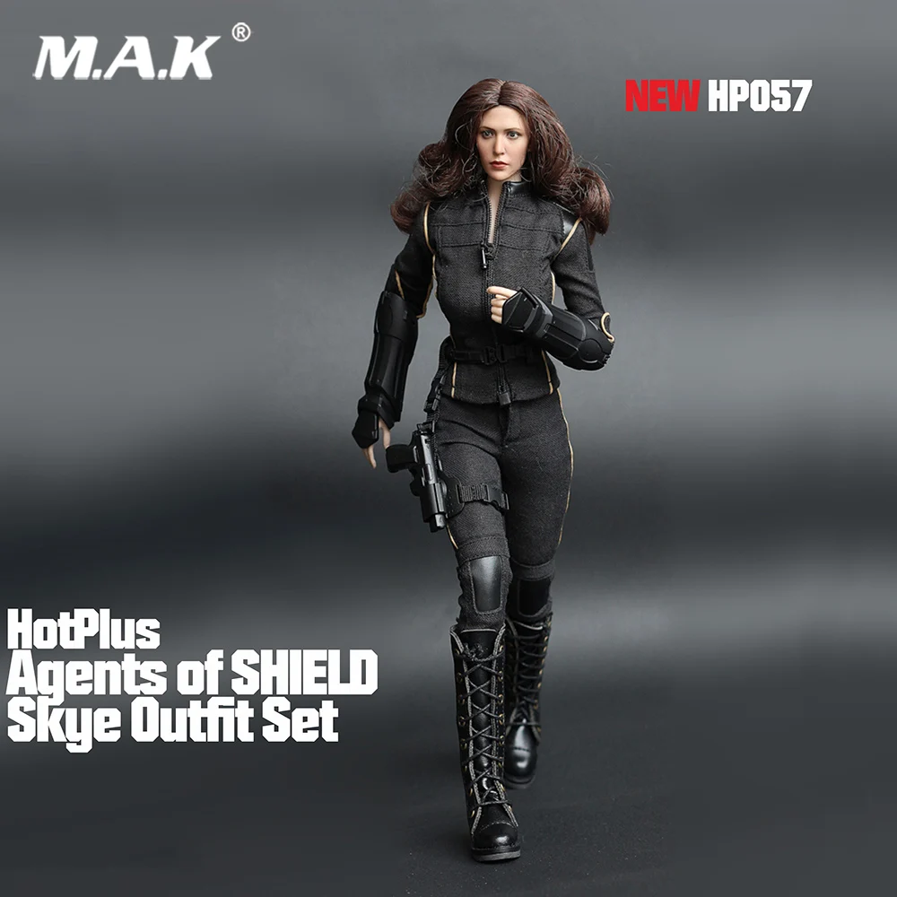 

Sexy 1/6 Scale Female Cool Agents of SHIELD Skye Outfit Set Female agent clothing setFor 12" PH action figure doll