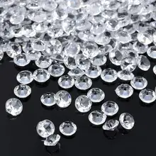 1000 шт 4,5 мм свадебные украшения, алмазные конфетти, Разбрасыватели конфетти для стола, прозрачные акриловые кристаллы, центральная часть, вечерние принадлежности для мероприятий