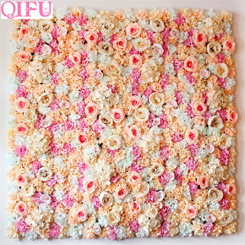 Высушенные шелковые цветы QIFU 60x40 см фотообои для декора свадебный фон занавеска