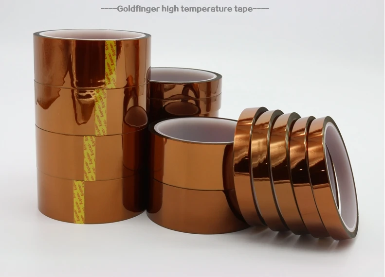 High Quality 5-100mm X 33meters temperature tape BGA Heat Resistant Polyimide Free Shipping | Обустройство дома