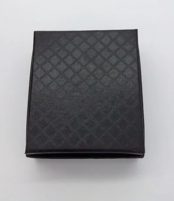 Коробка черный кожаный Asmall размер карманные часы хорошее качество украшения подарок