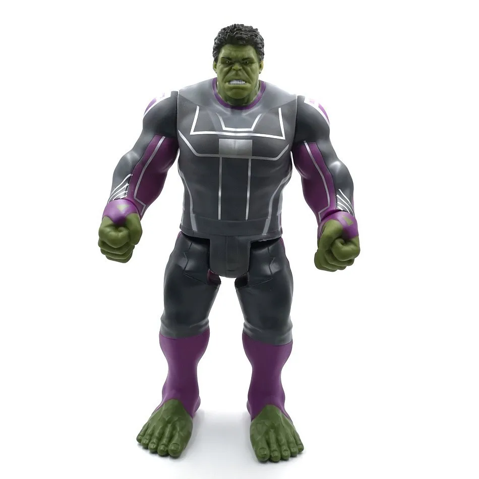 Экшн фигурки Marvel мстители 4 30 см танос халк человек паук железный тор росомаха