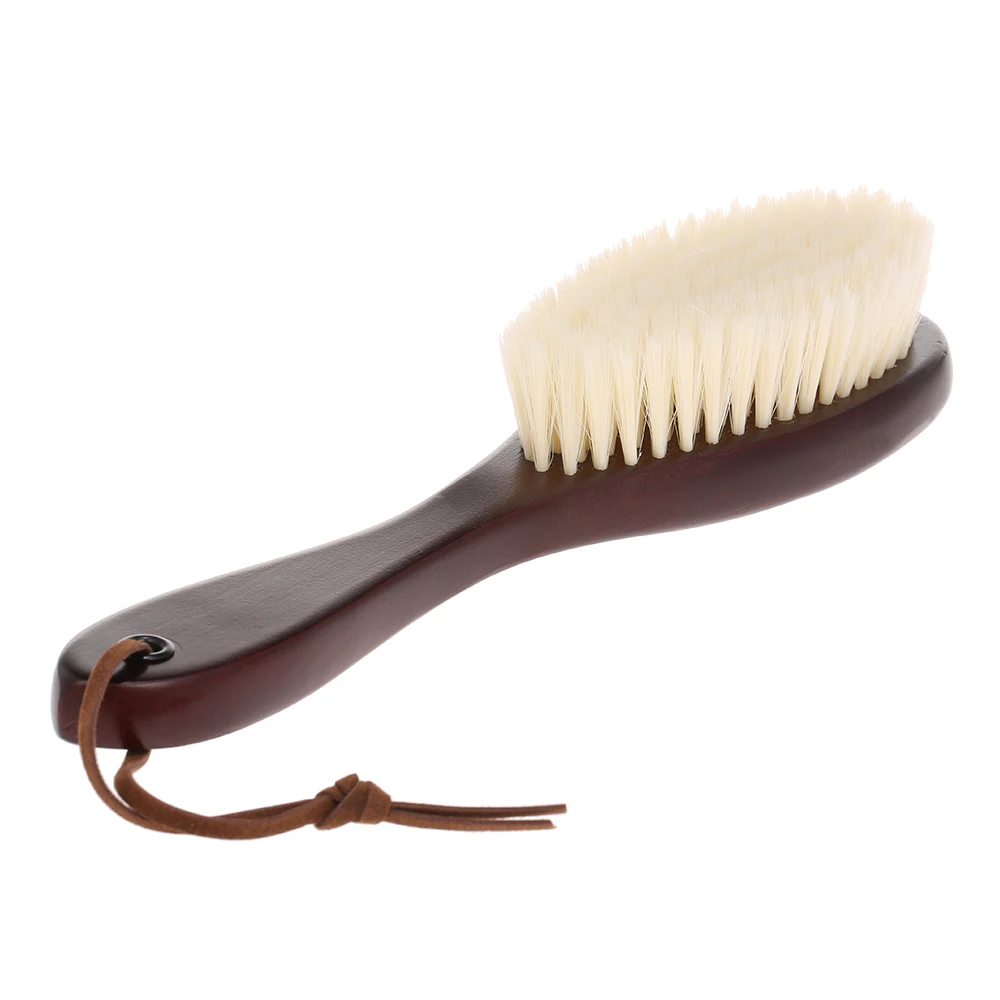 

Wood Beard Brush With Handle Men's Shaving Brush Mustache Beard Grooming Personal & Professional Shaving Brush