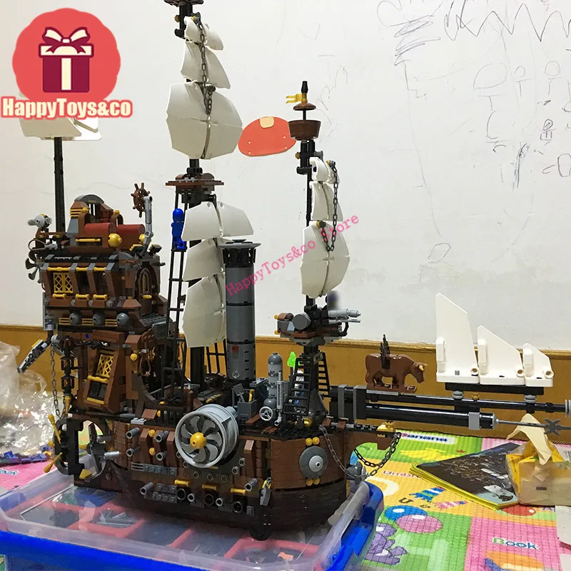 

Movie series 70810 2791Pcs Metal Beard's Sea Cow toys For Children Gift 16002 Building Blocks Set Pirates of the Caribbean
