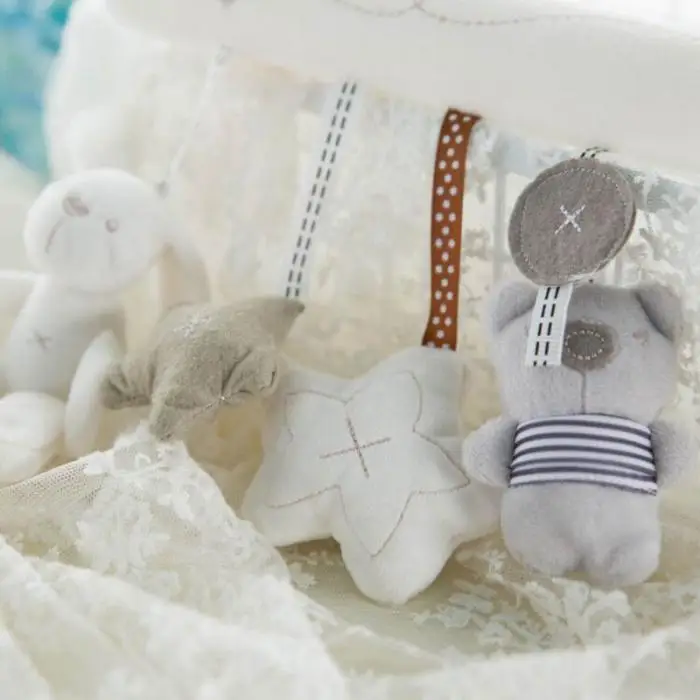 YOOAP Newborn Baby Pram Handbell Bed Stroller Soft Hanging Toy Animal Rattles Infant Pacifying Toys YOOAP Newborn Baby Pram Handbell Bed Stroller Soft Hanging Toy Animal Rattles Infant Pacifying Toys