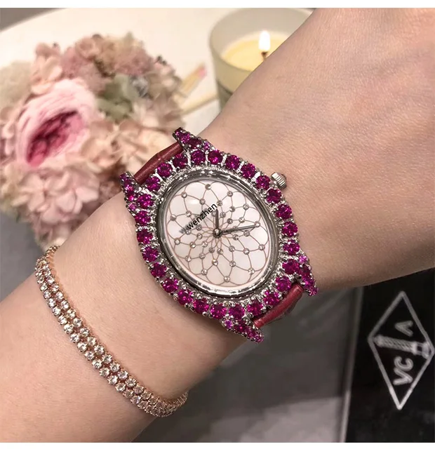 

famous Women's Watches Top Runway Luxury European Design Automatic Quartz Wristwatches FL2092P