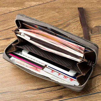 

2019 men's baellery business clutch wallets fashion brand male purse luxury documents cards holder case bag capacity man pouches