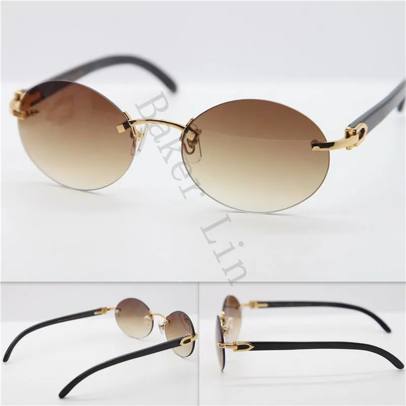 Cartier 3524018 Rimless Wood Sunglasses (3)
