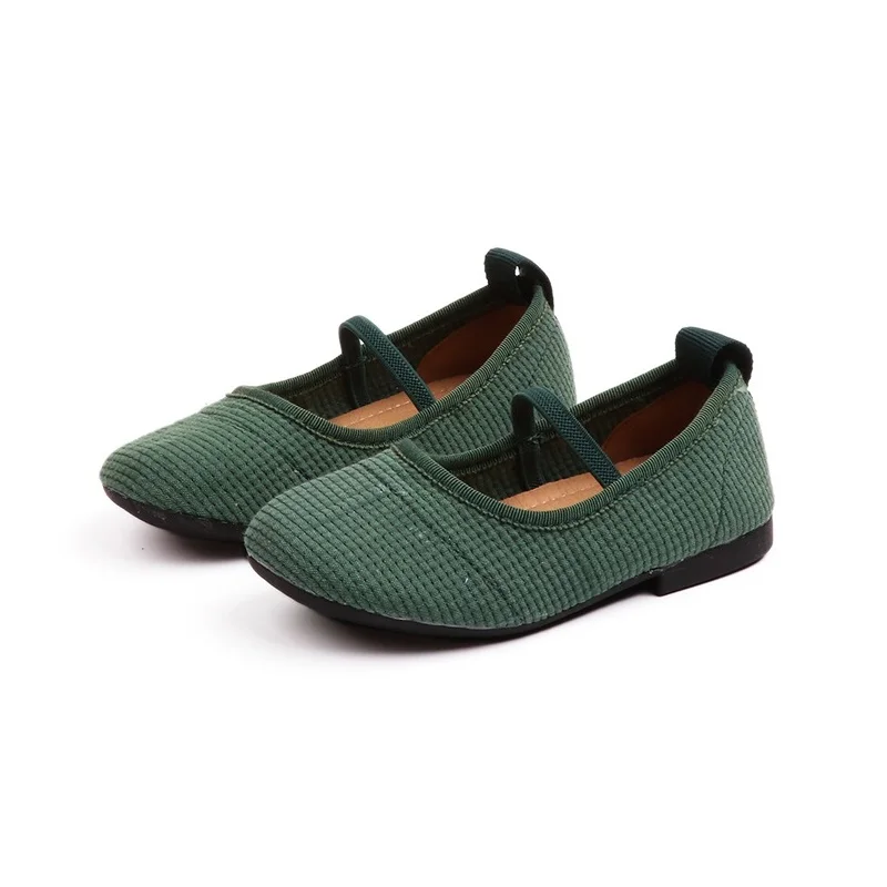 

2018 New Baby girl shoes Basic Cotton Girls Flat Shoes Soft School Shoes Elastic Band Toddler Baby Shoes 3 years