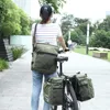ROSWHEEL-sac pour porte-bagage de vélo, multifonctionnel, avec sac arrière, avec housse imperméable ► Photo 2/6