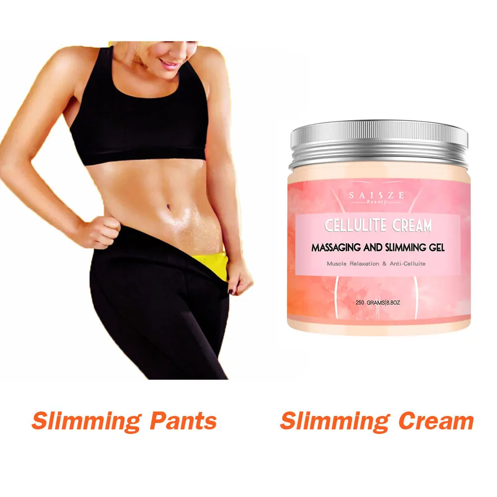 Sweat Neoprene Shapers Slimming Pants Thigh + Body Slimming Cream Anti