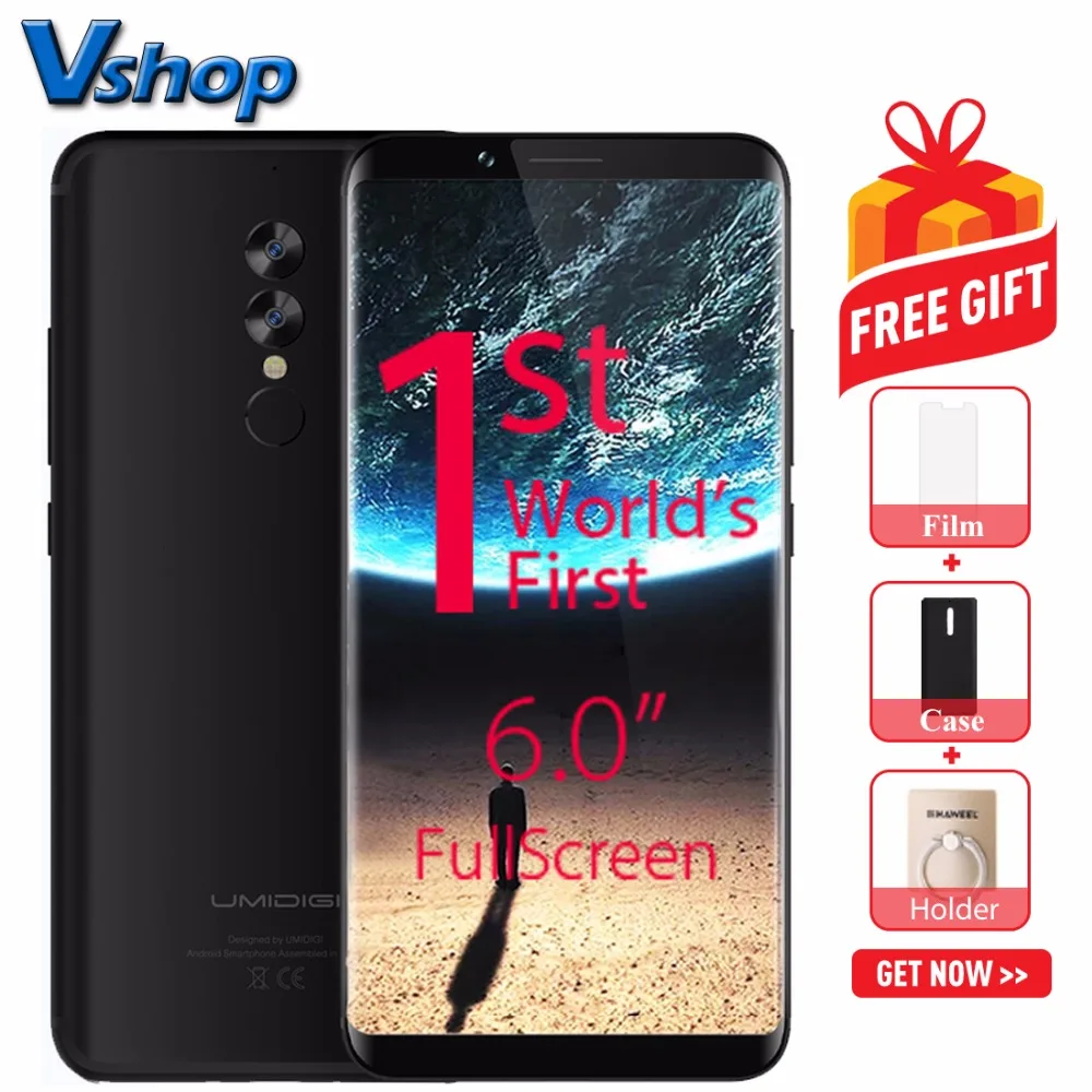 Оригинальный UMIDIGI S2 4 г мобильные телефоны Android 6 0 ГБ + 64 восьмиядерный смартфон