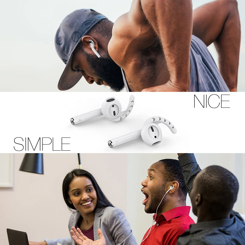 Силиконовый чехол DUSZAKE CRA3 для Airpod ремешок Airpods аксессуары Bluetooth Apple