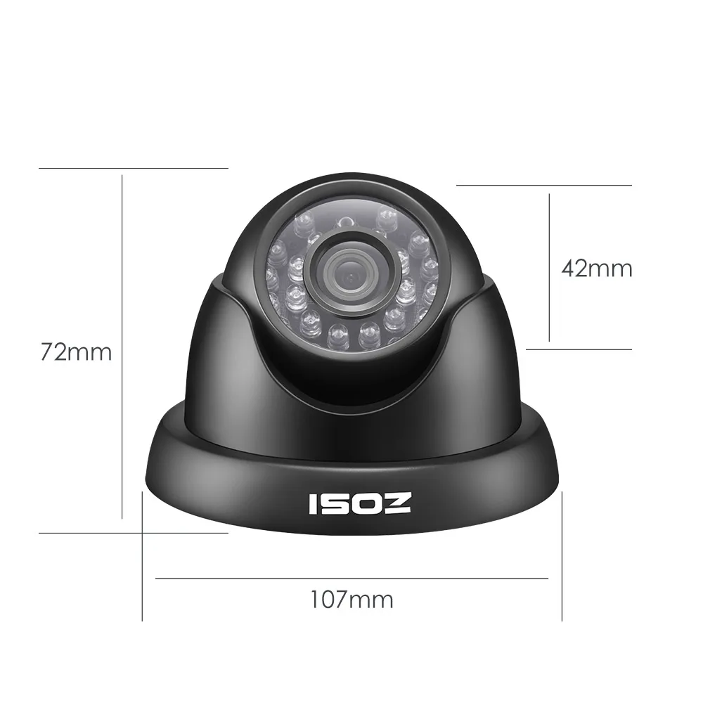 ZOSI 8CH система видеонаблюдения набор 1080N TVI DVR 8 шт. 1280TVL уличная инфракрасная камера видеонаблюдения 8-канальный комплект видеонаблюдения DVR