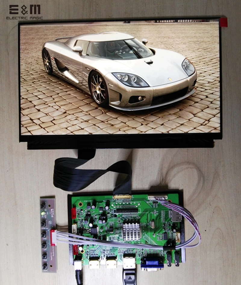 

E&M 13.3 inch 3200*1800 3K IPS QHD LCD Screen Module Monitor Display DisplayPort Driver Board DP HDMI Laptop PC PS4 DIY Kit New