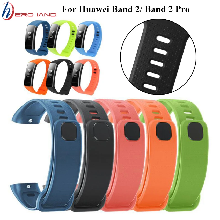 Силиконовый ремешок Hero Iand для huawei Band 2 Pro B19 B29, ремешок для браслета, ТПУ, браслет для Honor Band 2 Band 2 Pro, ремешок для часов