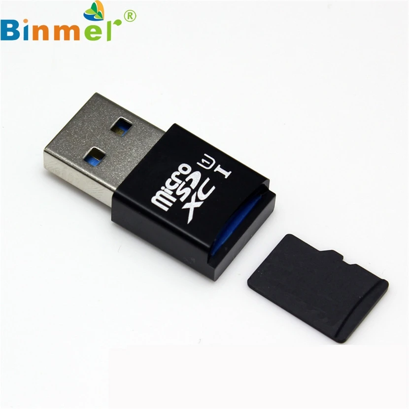 Binmer Mecall MINI 5 Гбит/с супер скорость USB 3,0 Micro SD/SDXC TF кард-ридер адаптер