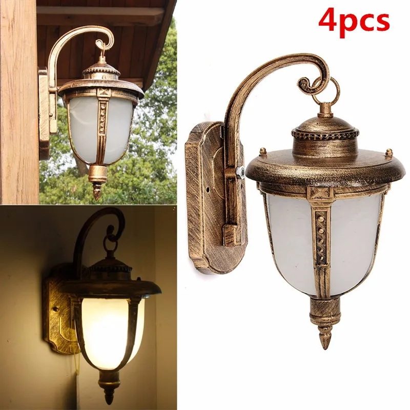 1x Antique Exterior Wall Light Fixture Outdoor Garden Lamp