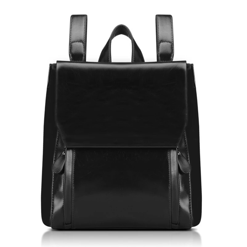 Nevenka Leather  Shoulder Bag Women Solid Backpack Purse Female Cute Daypack Girls School Bag for Women 201902