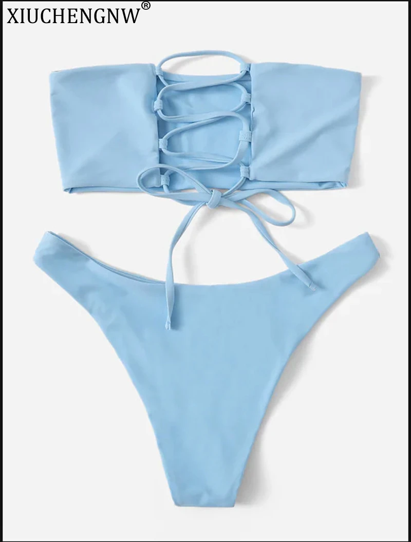 

Blue Solid Mini Bikini Suits Swimming Suit for Women Swim Wear Sexy Beachwear Sexy Pink Bikini Trajes De Banos Mujer 2019 Woman