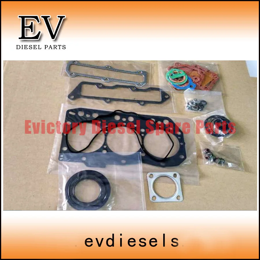 

Engine gasket kit Yanmar 3D82 3TNE82 3TNE82A piston ring set main bearing and con rod bearing