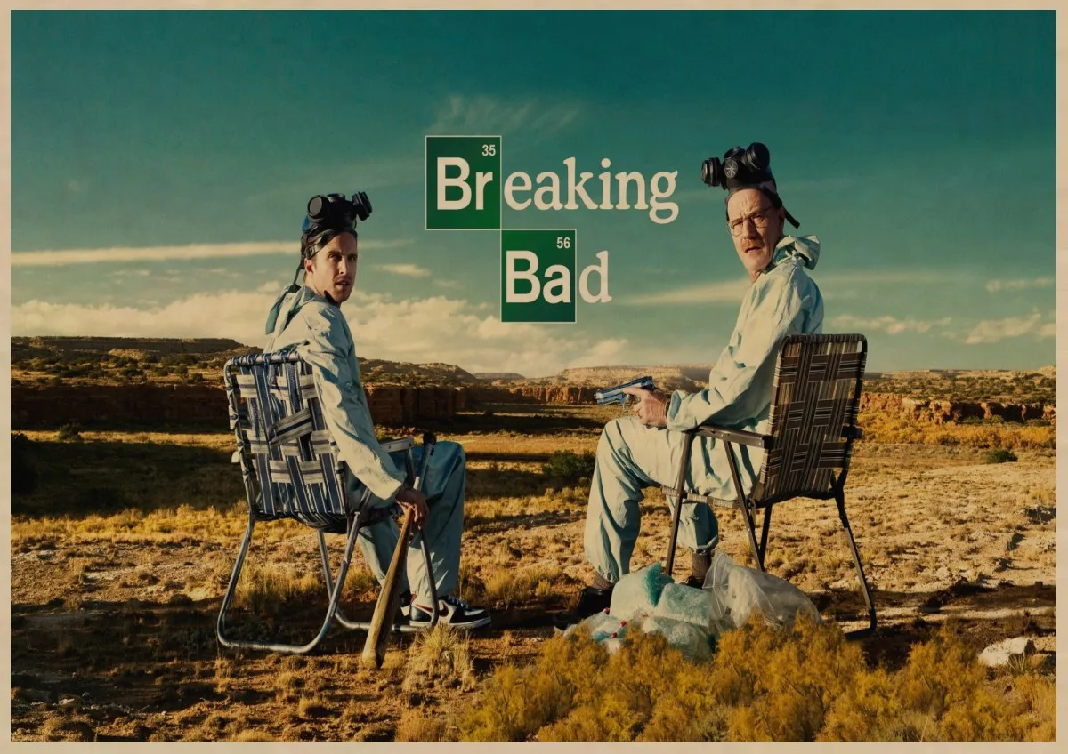 Ретро плакат Breaking Bad крафт бумага винтажный Американский постер для фильмов бар