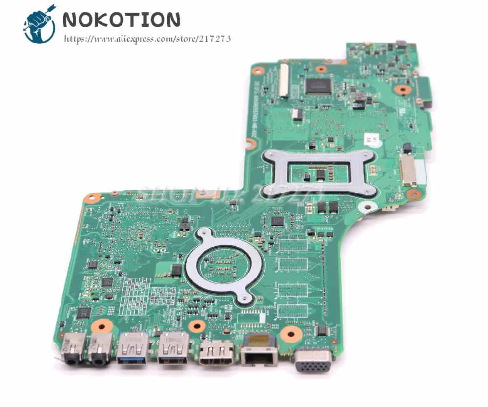 NOKOTION для Toshiba Satellite C50 C50-A Материнская плата ноутбука V000325010 DB10FG-6050A2557401-MB-A02 HM76 DDR3 GT710M видео карты