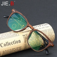 JIE. B брендовые винтажные Мультифокальные Прогрессивные очки для чтения, мужские женские очки для дальнозоркости, мужские женские очки