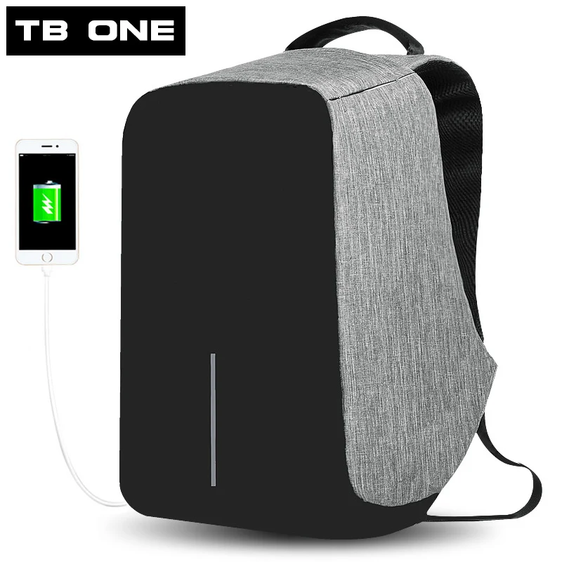 

2018 Backpacks USB charging Men Laptop Backpacks For Teenager Fashion Male Mochila Leisure Travel backpack anti thief Waterproof