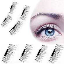4 Pcs/Pairs Magnetic Eyelashes Extension Eye Beauty Makeup Accessories Soft Hair Magnetic Eyelashes Dropship False Eyelashes