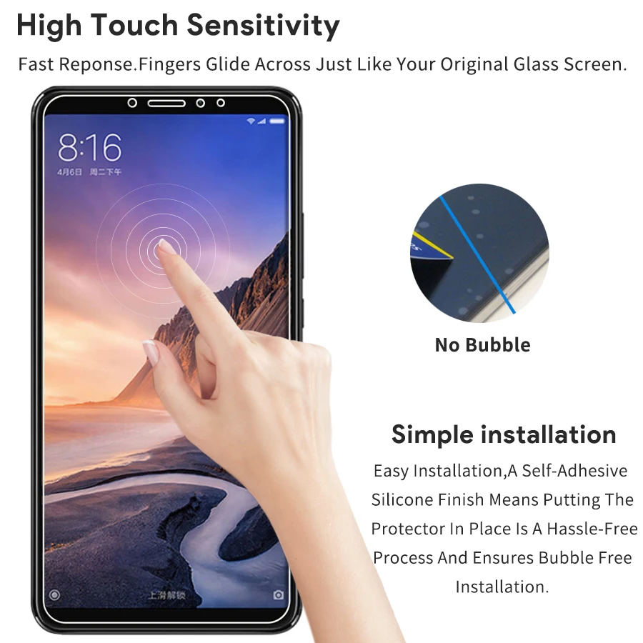 2.5D mi 8 lite протектор экрана из закаленного стекла для Xiaomi Mi Mix 3 9 SE 9T A1 A2 Lite Pro 2s Pocophone F1