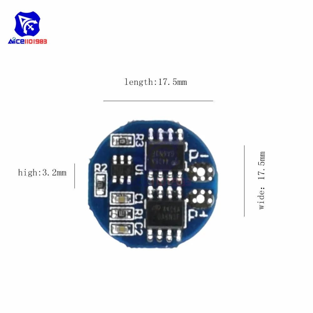 10 шт./лот 2 S 5A 7,4 V-8,4 V BMS 18650 литий-ионный Батарея Защитная панель для 18650 заряда-разряда резервная плата