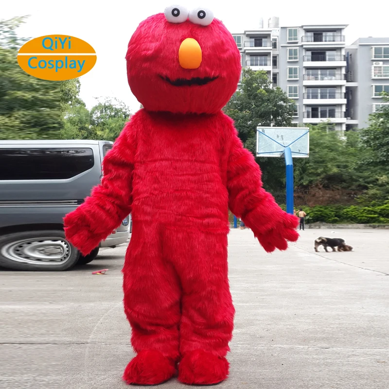 

street mascotte costume cosplay elmo cookie monstre adult mascotte Costume, carnaval Animal cosplay
