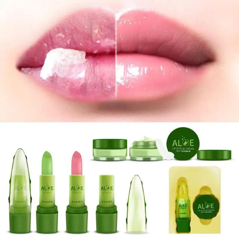 Aloe Vera Lipstick Moisturizer Nutritious Lip Balm 2 Pcs Lasting